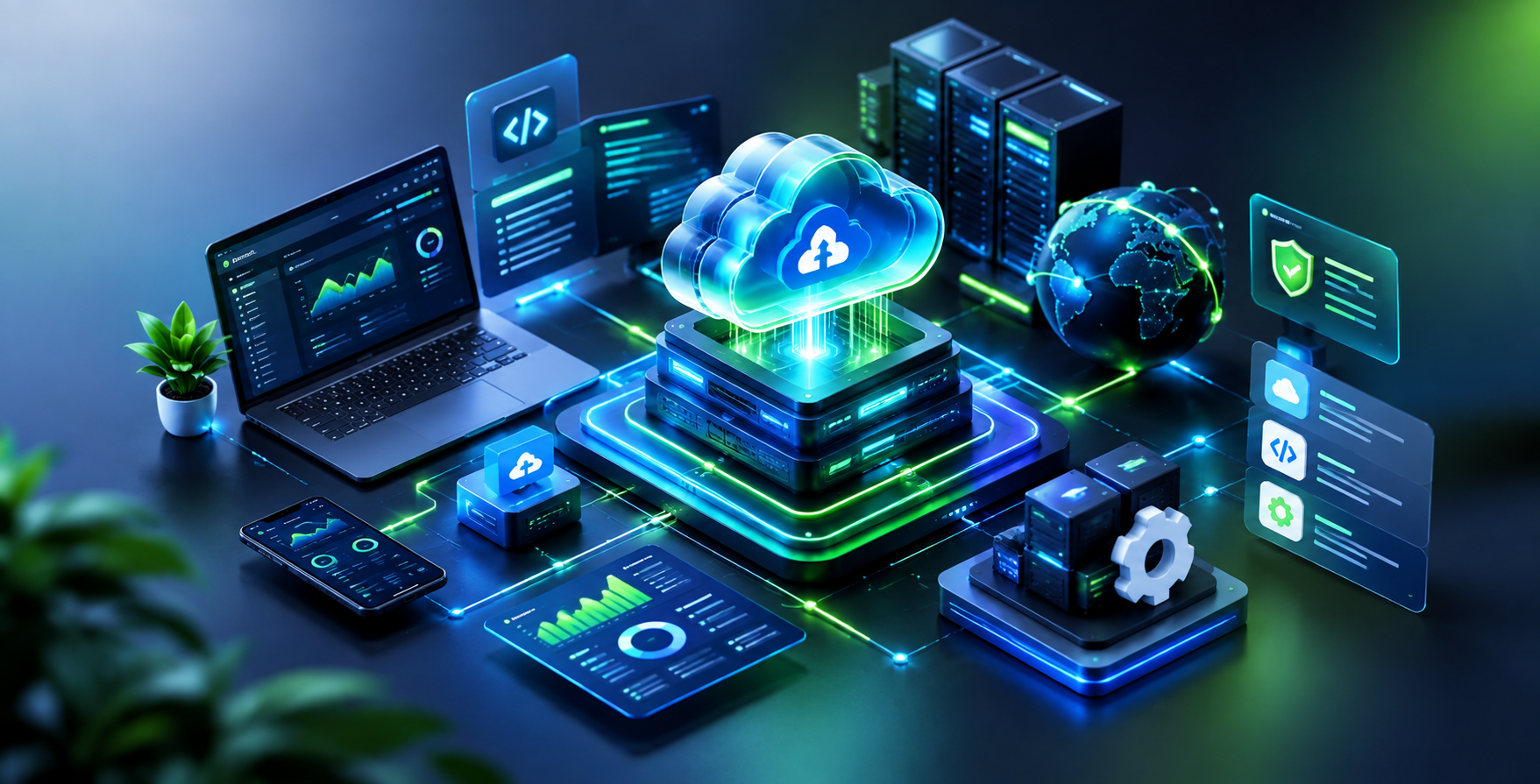Connected cloud infrastructure network engineered by Nextalogic